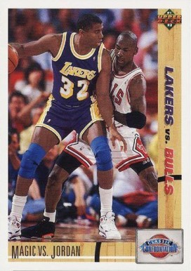1991 Upper Deck Magic vs. Jordan #34 Basketball Card