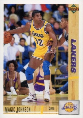 1991 Upper Deck Magic Johnson #45 Basketball Card
