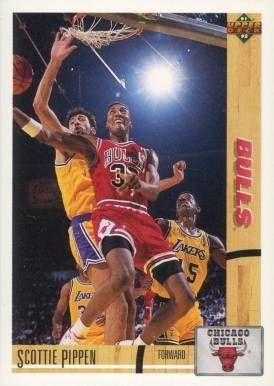1991 Upper Deck Scottie Pippen #125 Basketball Card