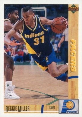 1991 Upper Deck Reggie Miller #256 Basketball Card