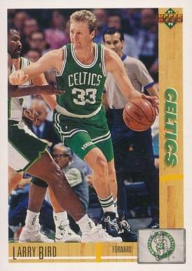 1991 Upper Deck Larry Bird #344 Basketball Card