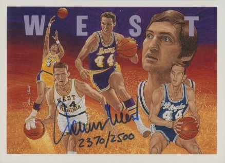 1991 Upper Deck Jerry West Heroes Jerry West #9AU Basketball Card
