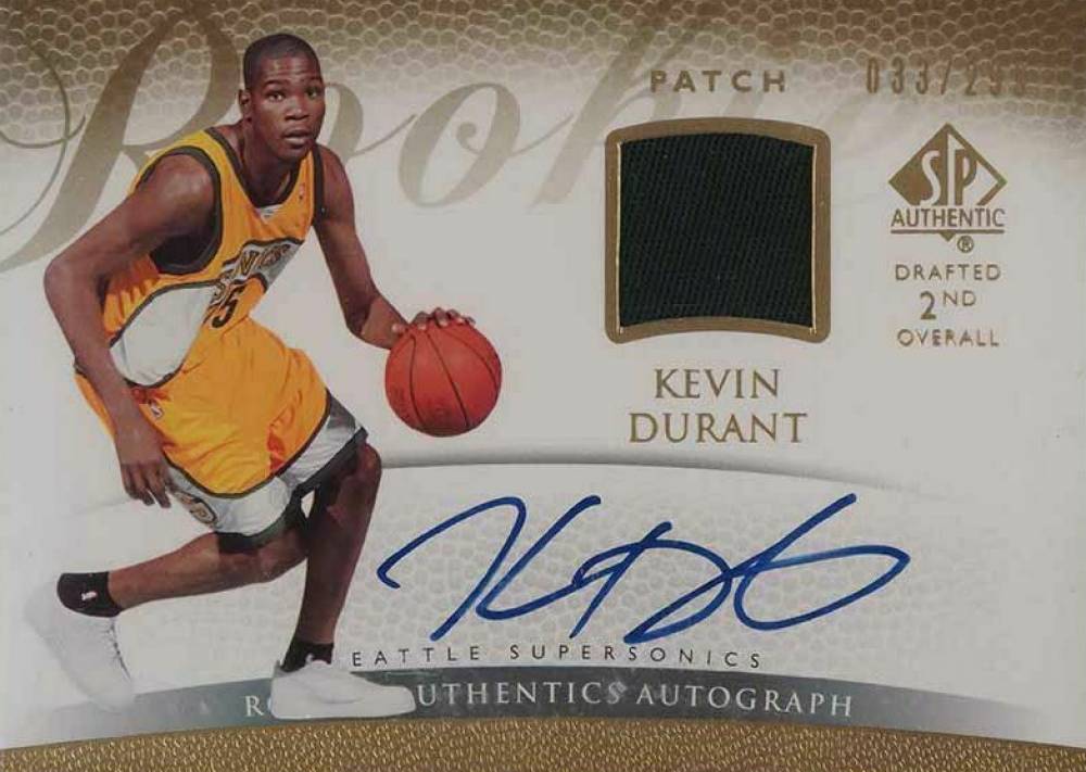 2007 SP Authentic  Kevin Durant #152 Basketball Card