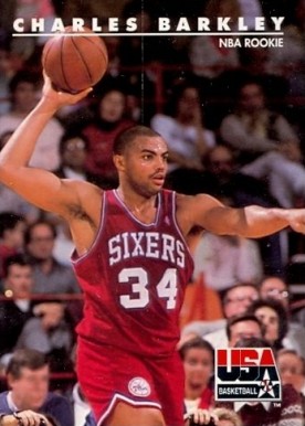 1992 Skybox USA Charles Barkley/NBA Rookie #2 Basketball Card