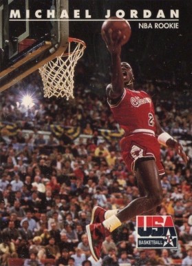 1992 Skybox USA Michael Jordan/NBA Rookie Game #38 Basketball Card