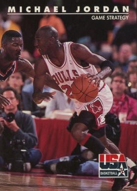 1992 Skybox USA Michael Jordan #39 Basketball Card