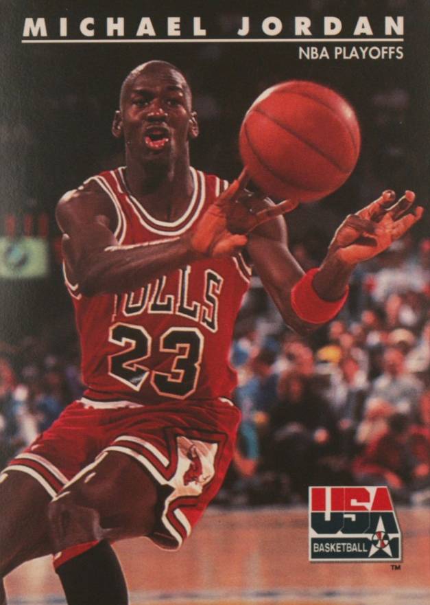1992 Skybox USA Michael Jordan/NBA Playoffs #42 Basketball Card
