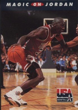 1992 Skybox USA Magic On Jordan #105 Basketball Card