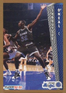 1992 Fleer Shaquille O'Neal #401 Basketball Card