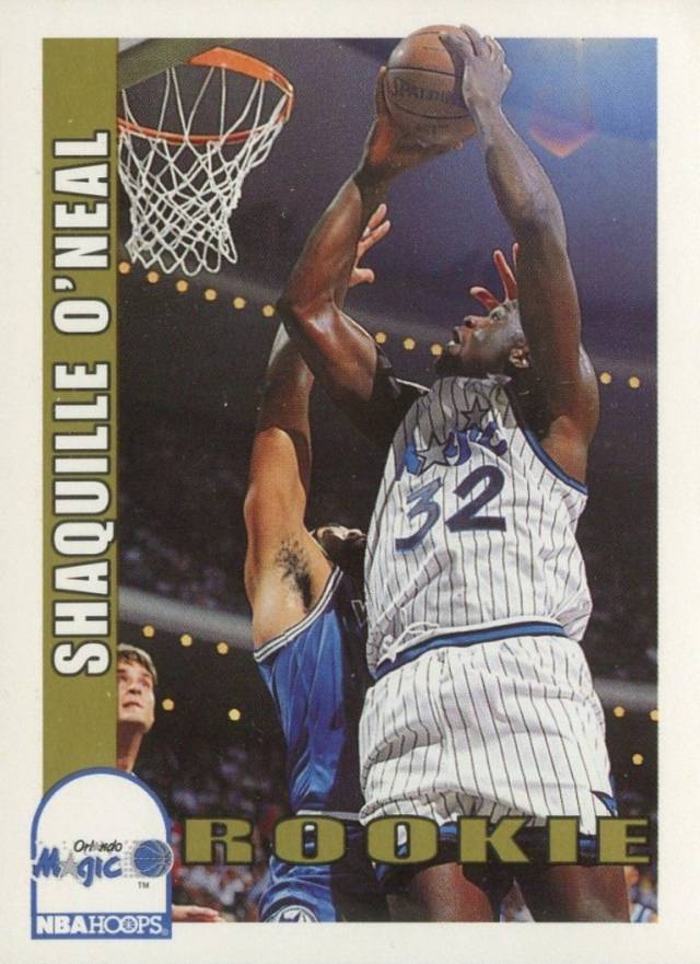 1992 Hoops Shaquille O'Neal #442 Basketball Card