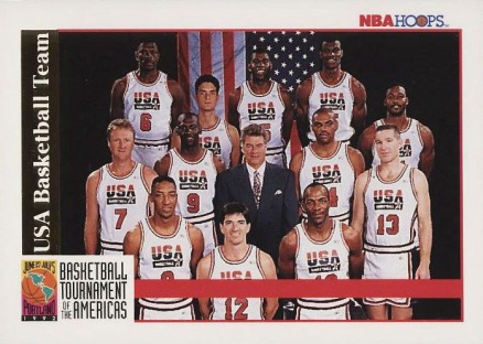 1992 Hoops USA Basketball Team # Basketball Card