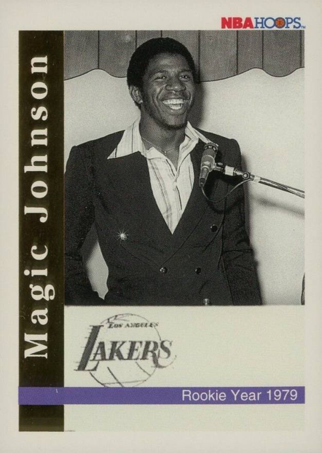 1992 Hoops Magic Johnson # Basketball Card