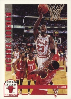 1992 Hoops Michael Jordan #30 Basketball Card