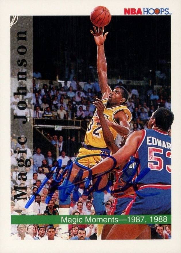 1992 Hoops Magic Johnson #330 Basketball Card