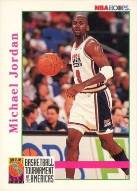 1992 Hoops Michael Jordan #341 Basketball Card