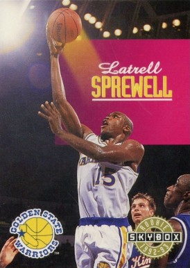 1992 Skybox Latrell Sprewell #342 Basketball Card