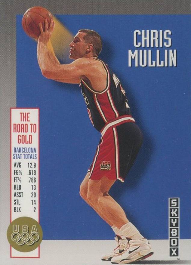 1992 Skybox Olympic Team Chris Mullin #USA2 Basketball Card