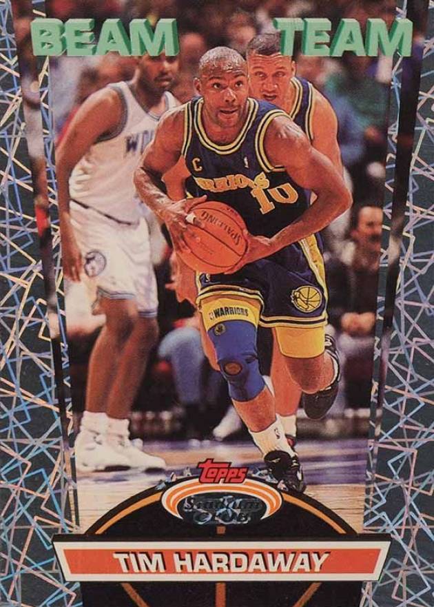 1992 Stadium Club Beam Team Tim Hardaway #14 Basketball Card