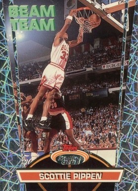 1992 Stadium Club Beam Team Scottie Pippen #5 Basketball Card