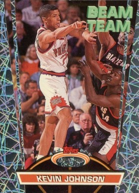 1992 Stadium Club Beam Team Kevin Johnson #12 Basketball Card