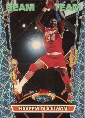 1992 Stadium Club Beam Team Hakeem Olajuwon #16 Basketball Card