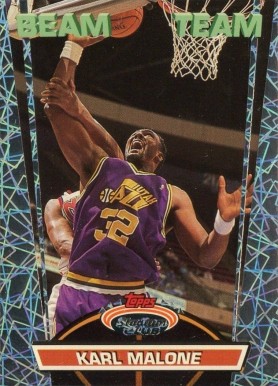 1992 Stadium Club Beam Team Karl Malone #17 Basketball Card