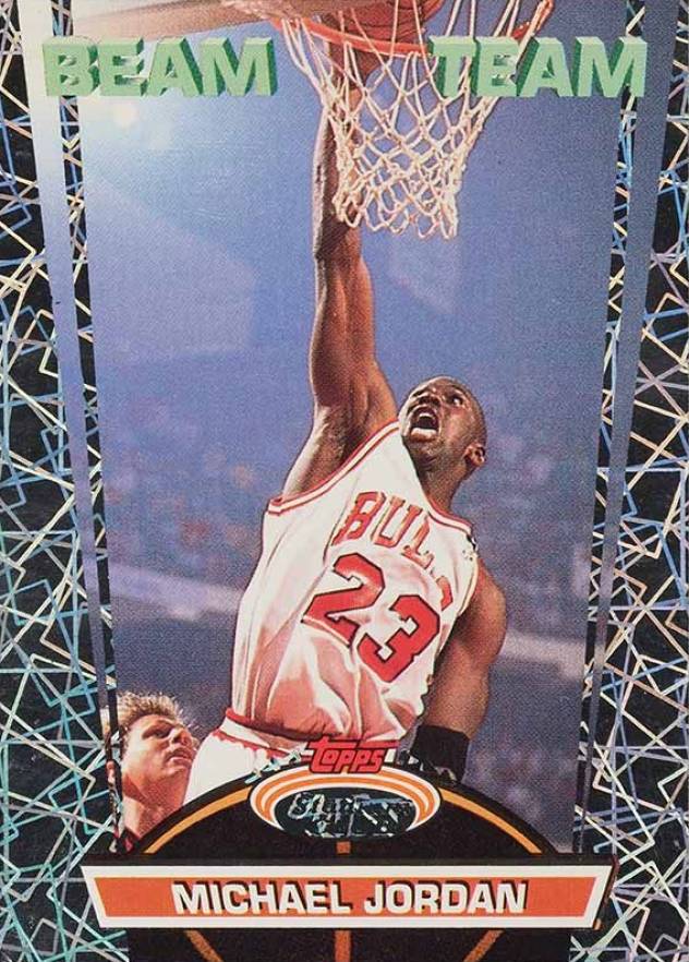 1992 Stadium Club Beam Team Michael Jordan #1 Basketball Card