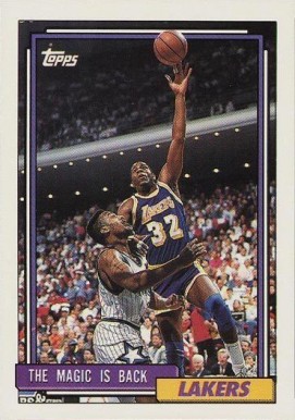 1992 Topps Magic Johnson #54 Basketball Card