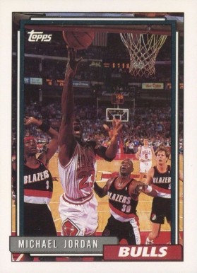 1992 Topps Michael Jordan #141 Basketball Card