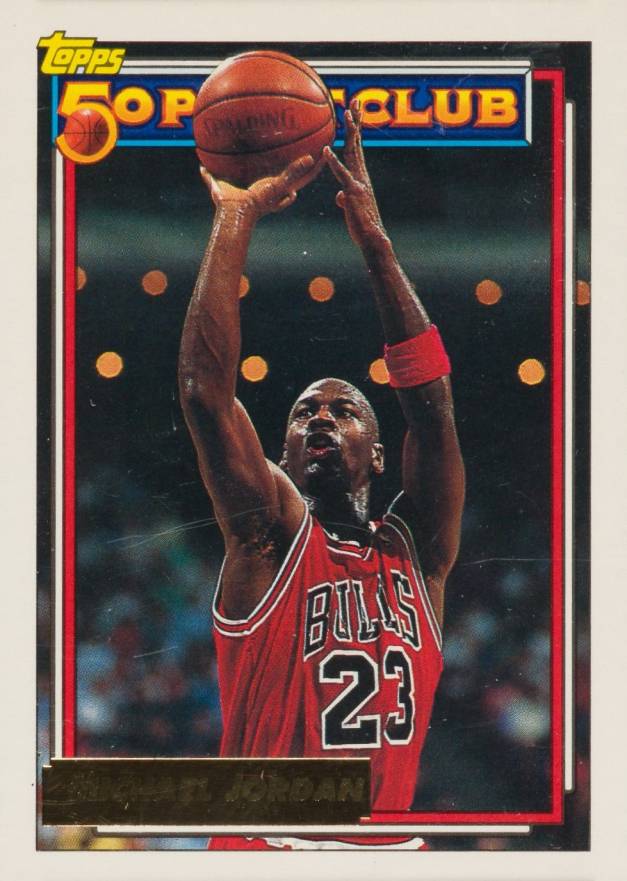 1992 Topps Gold Michael Jordan #205 Basketball Card