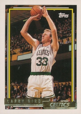 1992 Topps Gold Larry Bird #1 Basketball Card