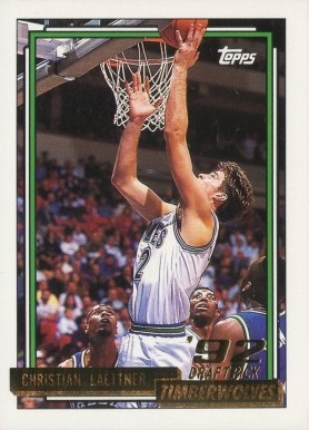 1992 Topps Gold Christian Laettner #334 Basketball Card