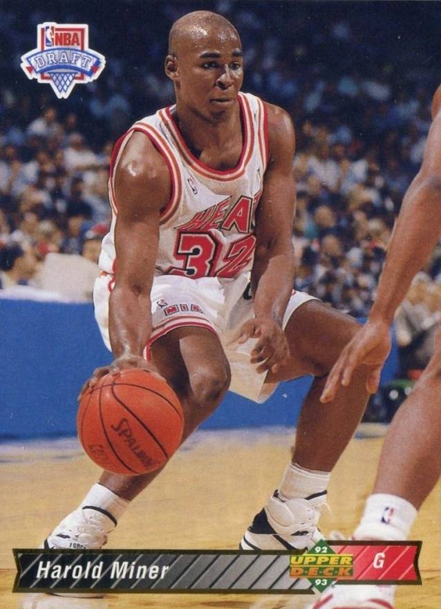 1992 Upper Deck Harold Miner #8 Basketball Card