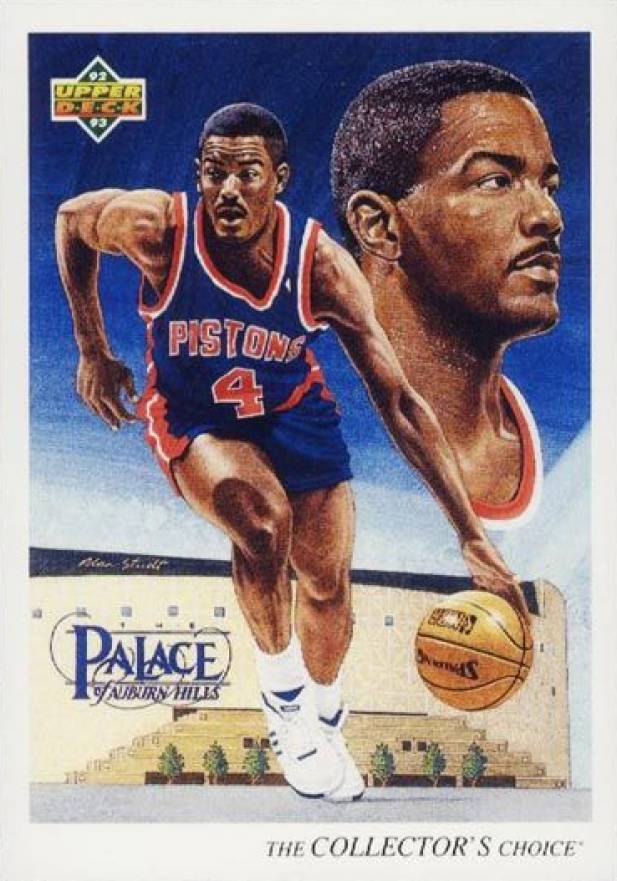 1992 Upper Deck Joe Dumars #53 Basketball Card