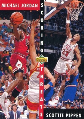 1992 Upper Deck Jordan/Pippen #62 Basketball Card