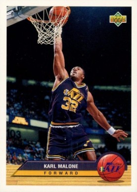 1992 Upper Deck McDonalds Karl Malone #P40 Basketball Card