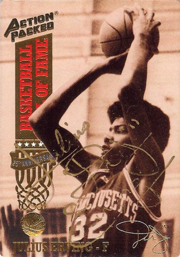 1993 Action Packed Hall of Fame Julius Erving/The Doctor Is Born #68 Basketball Card