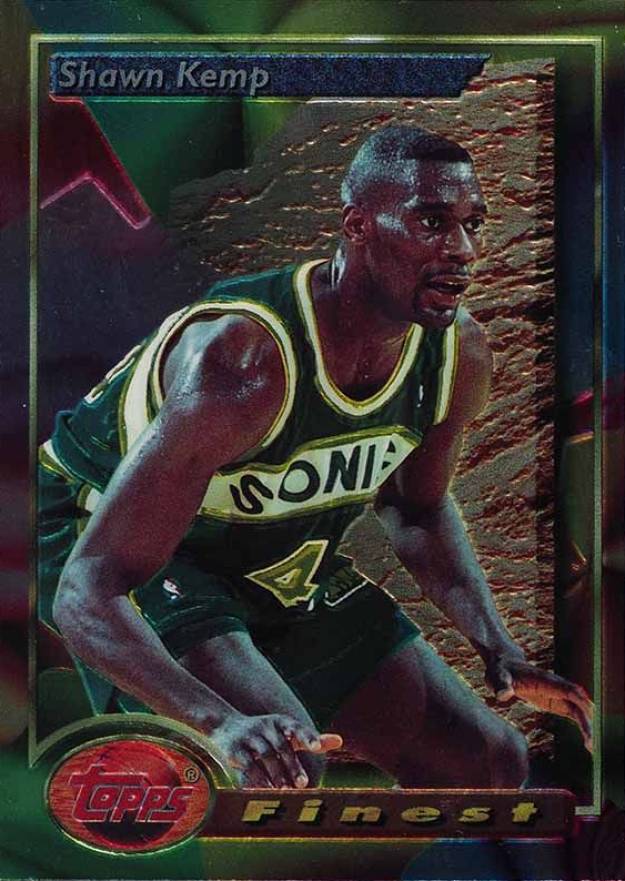 1993 Finest Shawn Kemp #136 Basketball Card