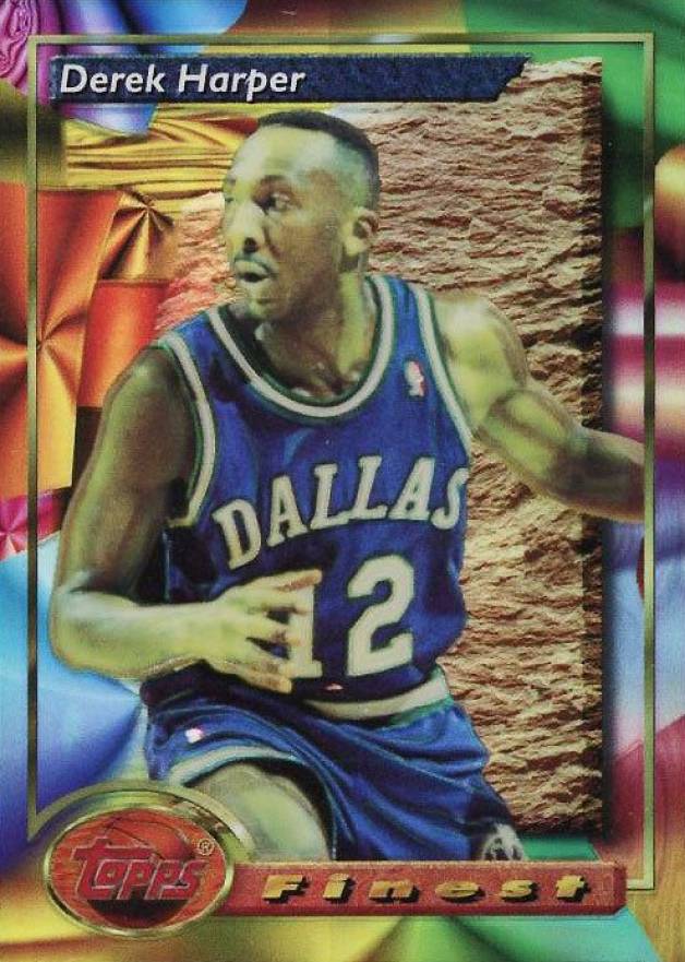 1993 Finest Derek Harper #31 Basketball Card