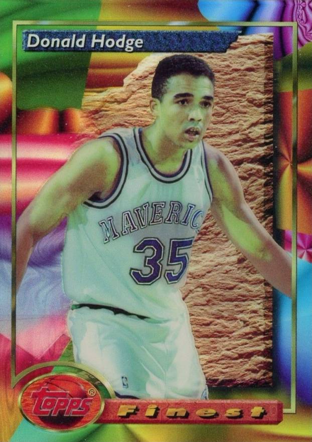 1993 Finest Donald Hodge #63 Basketball Card