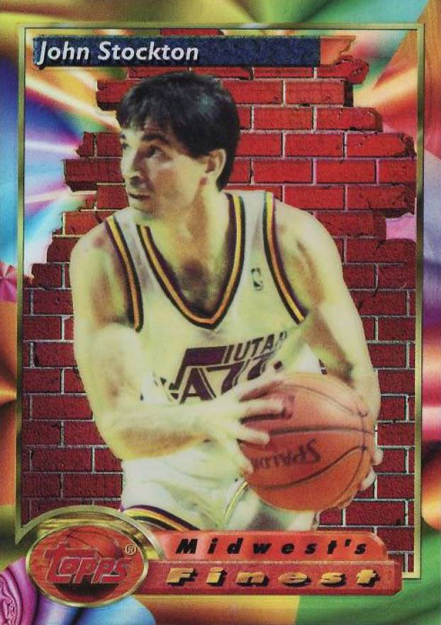 1993 Finest John Stockton #117 Basketball Card