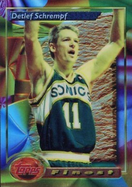 1993 Finest Detlef Schrempf #28 Basketball Card