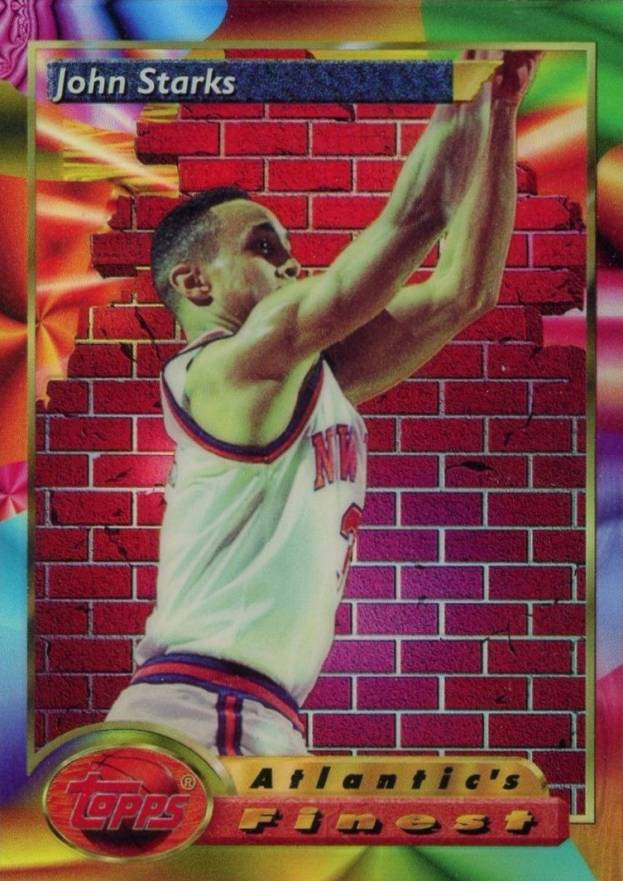  1995-96 NBA Hoops Series 1#112 John Starks New York Knicks  Official Basketball Trading Card made by SkyBox : Collectibles & Fine Art