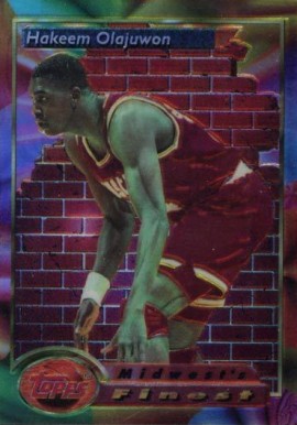 1993 Finest Hakeem Olajuwon #115 Basketball Card
