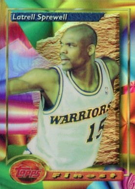 1993 Finest Latrell Sprewell #30 Basketball Card