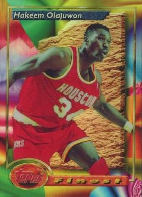 1993 Finest Hakeem Olajuwon #76 Basketball Card