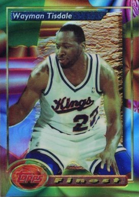 1993 Finest Wayman Tisdale #155 Basketball Card