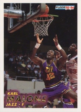 1993 Fleer Karl Malone #211 Basketball Card