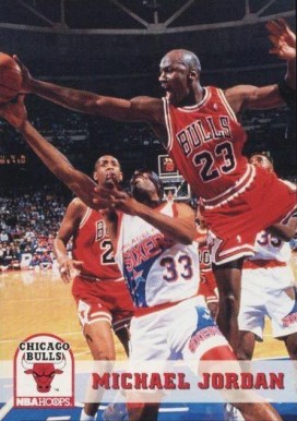 1993 Hoops Michael Jordan #28 Basketball Card