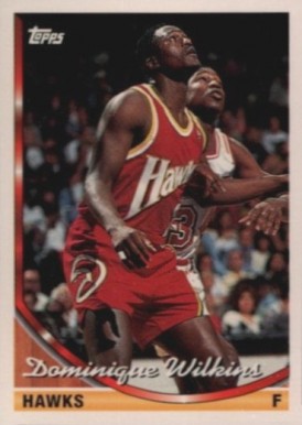 1993 Topps Dominique Wilkins #292 Basketball Card